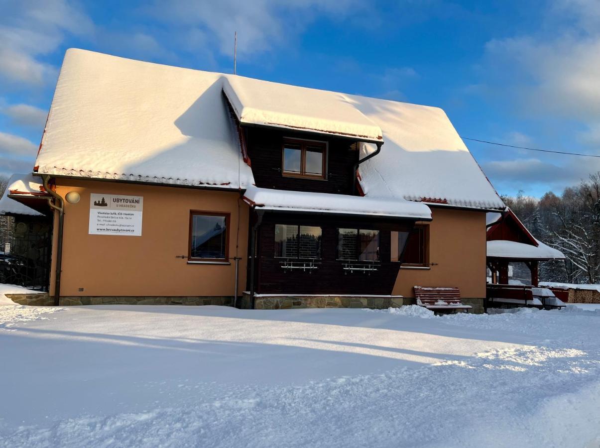 Ubytování u hrádečku Prostřední Bečva Esterno foto
